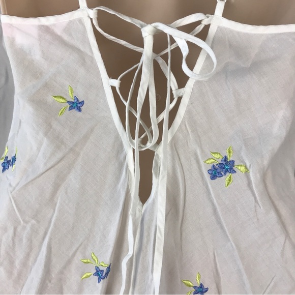 ✨RARE HTF Vintage Victoria’s Secret Cotton‎ Embroidery Cottage Corset Slip dress - Picture 6 of 7